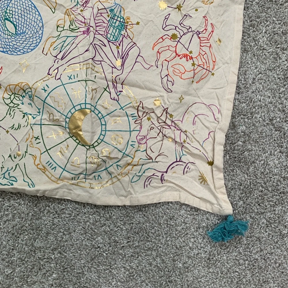 Anthropologie Zodiac Graphics Tapestry Wall Hanging